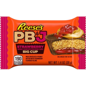 Hershey Reese's Limited Edition Peanut Butter & Jelly Strawberry Big Cup 16x1.4oz