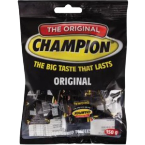 Champion Toffees Original South Africa Peg Bag 18x150g