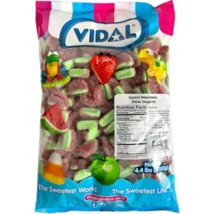 Vidal Bulk Sugared Watermelon Slices 4.4lb