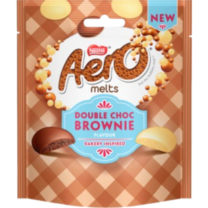 Nestle Aero Double Choc Brownie Flavour Melts British 8x86g