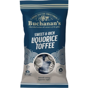 Buchanan Licorice Toffee British 12x120g