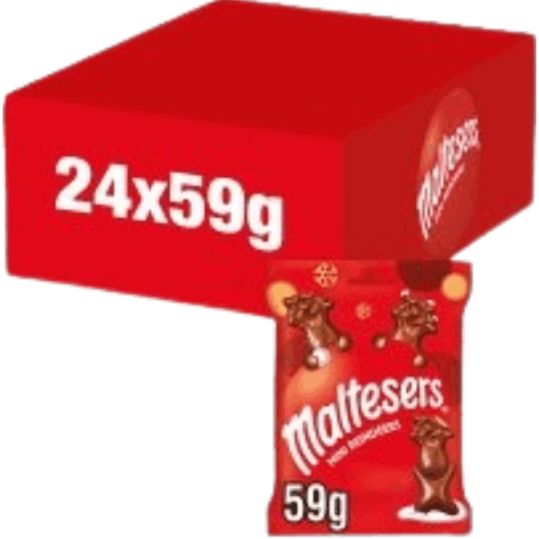 Mars Maltesers Mini Reindeer British Christmas 24x59g