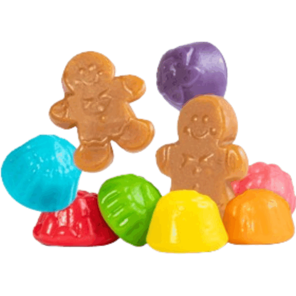 Albanese Gummi Jolly Gingerbread Gummies Christmas 5lb