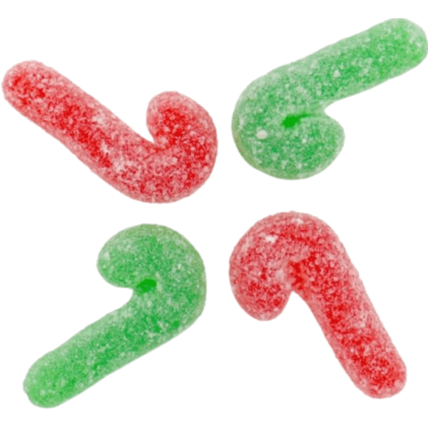Kingsway Mega value Vegan Sugared Candy Canes British 2.5Kg