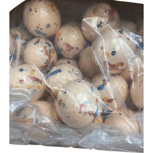 Psychedelic Jawbreaker 2.25" Wrapped With Speckles 9.98Kg