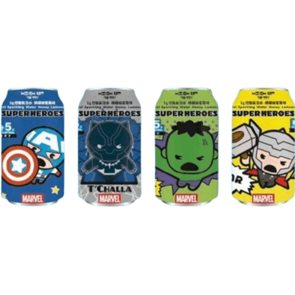 High Up Marvel's Avengers Sugar Control Sprkling Water Honey Lemonade 24x330ml