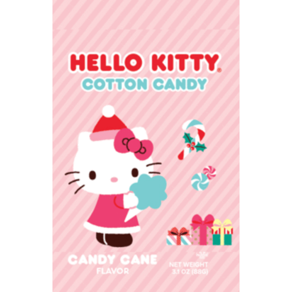 Taste Of Nature Hello Kitty Candy Cane Cotton Candy 12x3.1oz