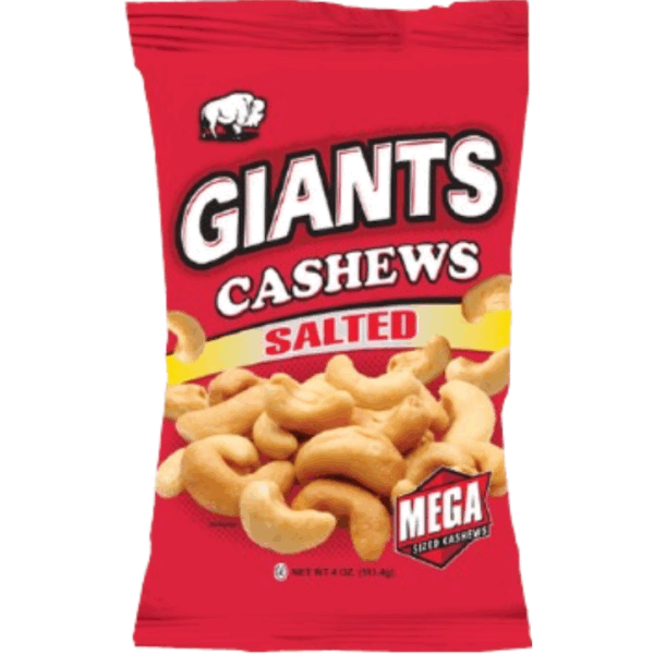 Giants Cashews Salted 8x113.4g