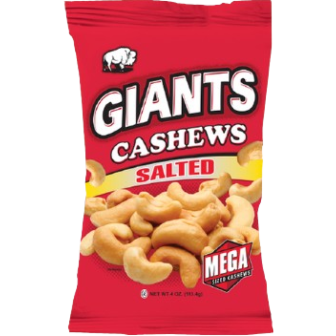 Giants Cashews Salted 8x113.4g Giants Cashews Salted 8x113.4g