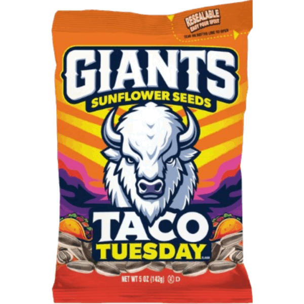 Giants Sunflower Seeds Taco Tuesday 12x142g