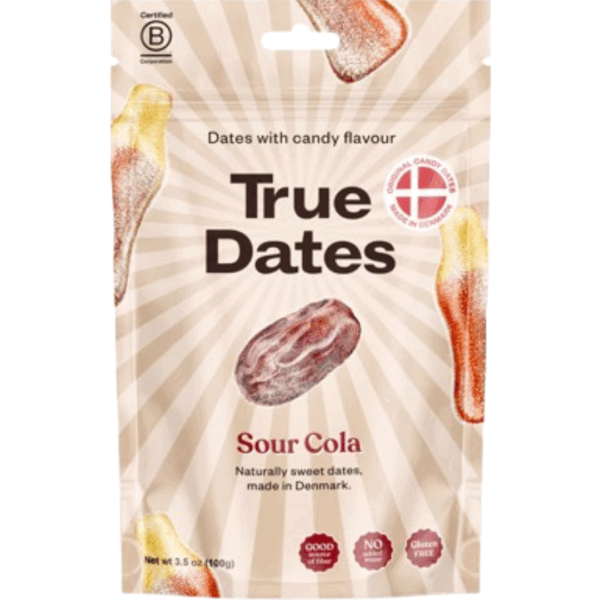 True Dates Sour Cola Peg Bag 12x100g