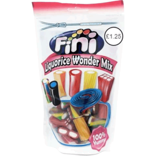 Fini Liouorice Wonder Mix Price Marked 12x140g