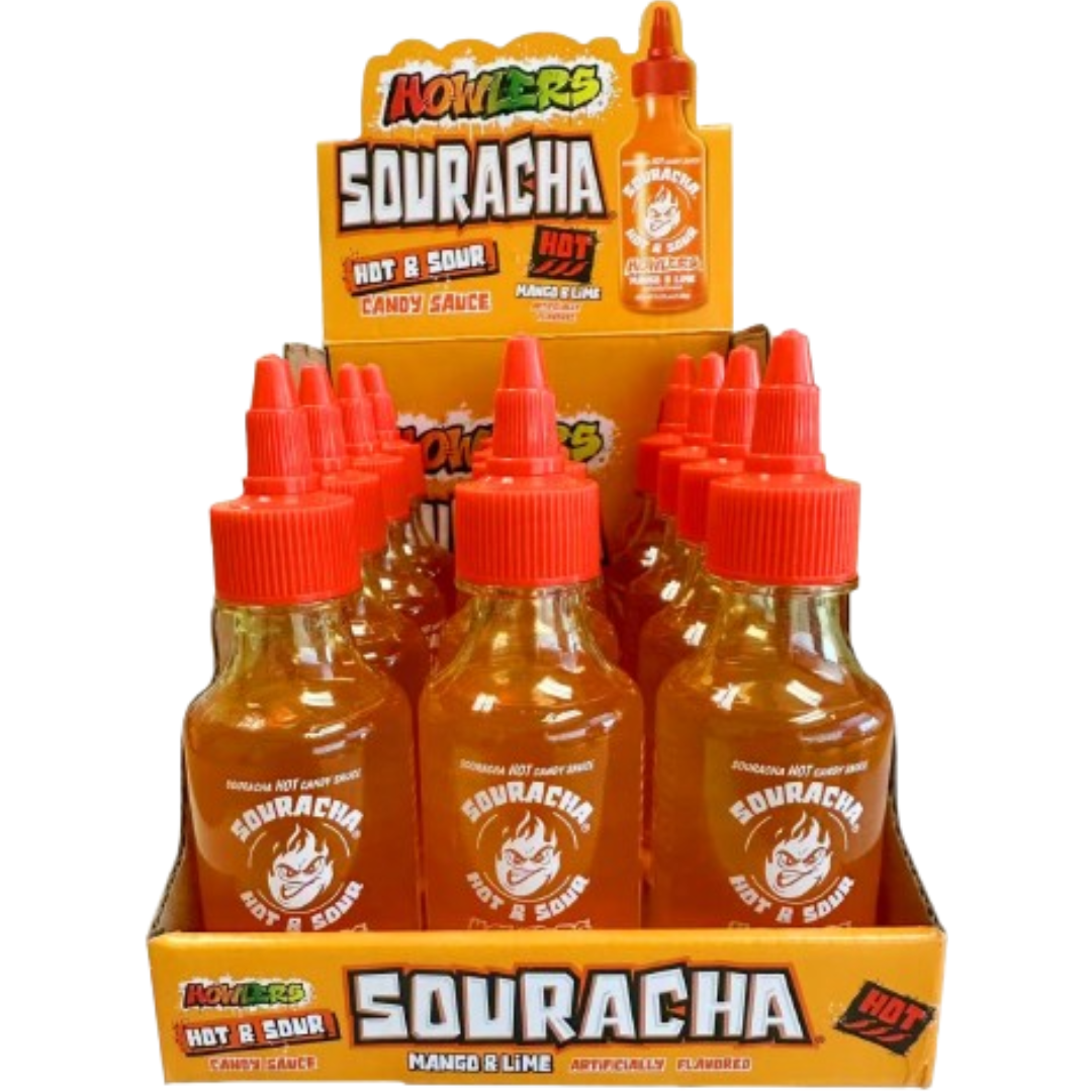 Albert's Howlers Souracha Hot & Sour Candy 12 Albert's Howlers Souracha Hot & Sour Candy 12