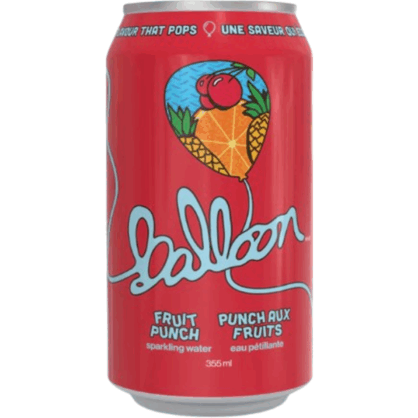Balloon Sparkling Water Fruit Punch 24x355ml
