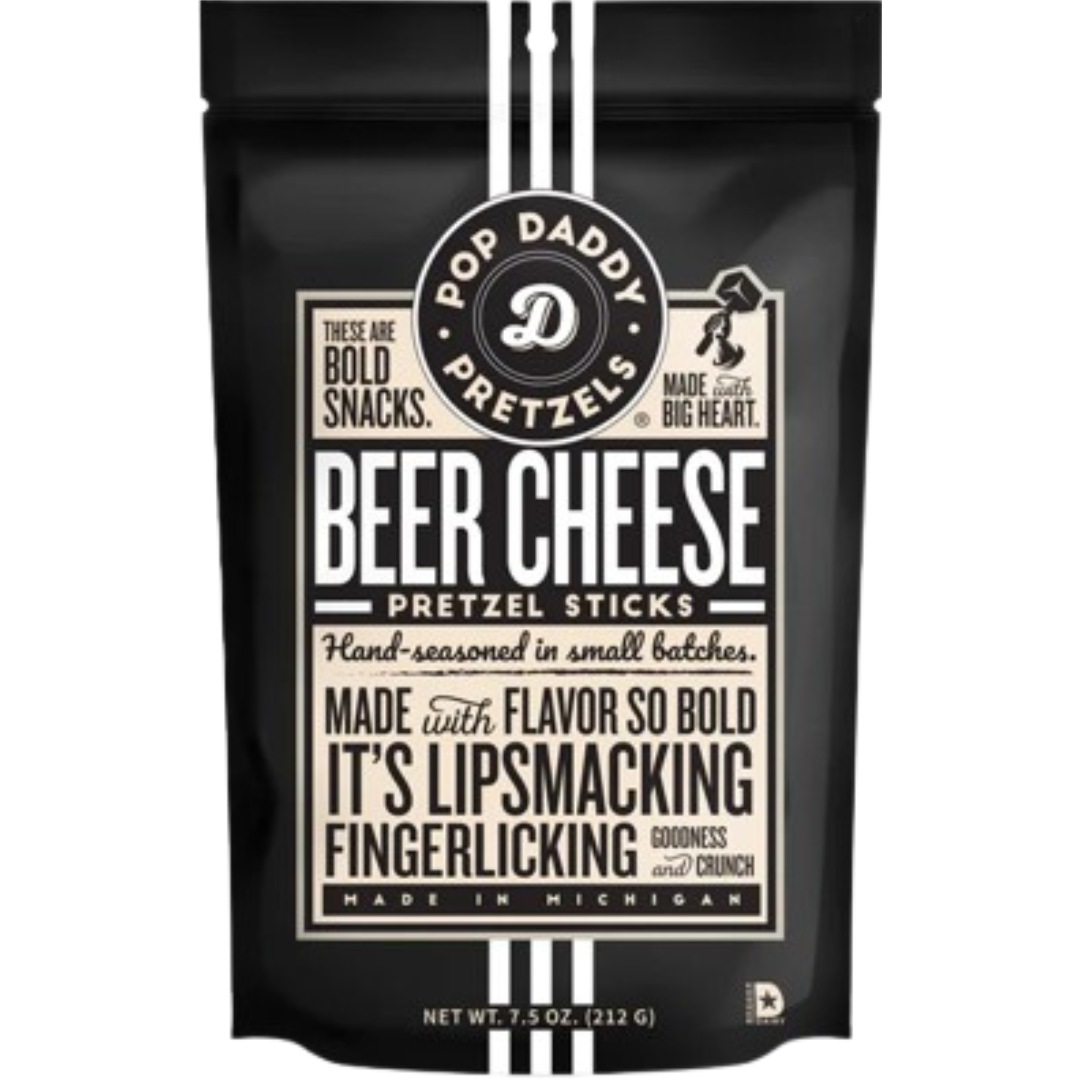 Pop Daddy Perrin Beer Cheese Pretzels 12x7.5oz Pop Daddy Perrin Beer Cheese Pretzels 12x7.5oz