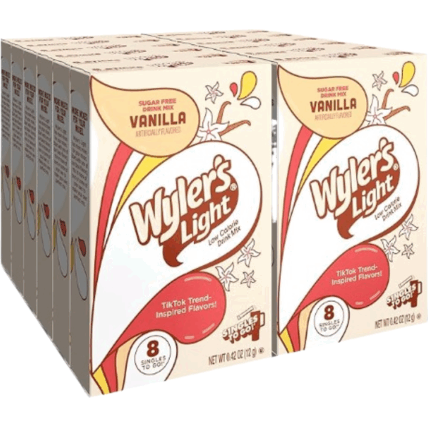 Wyler's Light Single To Go Vanilla Eight Pack 12