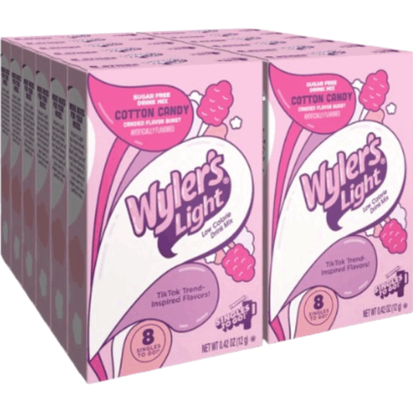 Wyler's Light Single To Go Cotton Candy Eight Pack 12