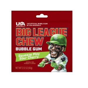 Ford Gum Big League Chew Bubble Gum Sour Cherry 12