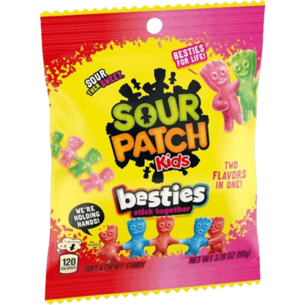 Sour Patch Kids Besties Peg Bag 12x3.18oz