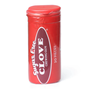 Clove Sugar Free Chewing Gum Tube 12