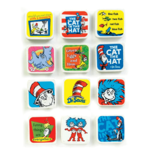 Raymond Geddes Dr. Seuss Character Erasers 60