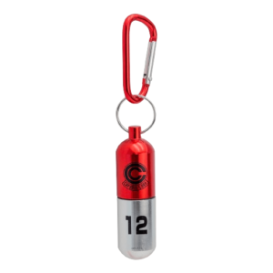 Dragon Ball Z Keychain Red Capsule Corp 4