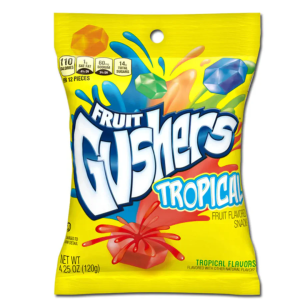 Gushers Tropical Peg Bag 8x4.25oz