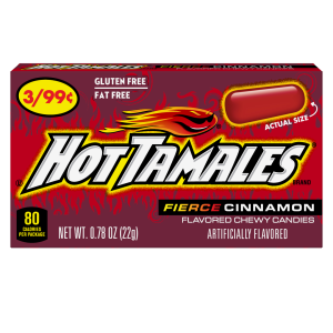 Just Born Hot Tamales Price Marked 24x0.78oz
