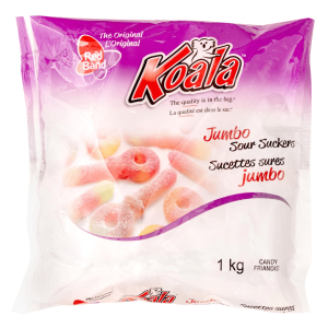Koala Red Band Jumbo Sour Suckers 1kg