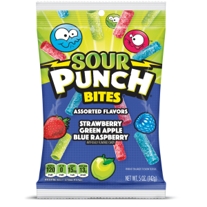 Sour Punch Bites Assorted 12x5oz