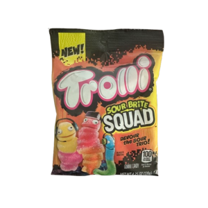 Ferrara Trolli Sour Brite Squad Peg Bag 12x4.25oz