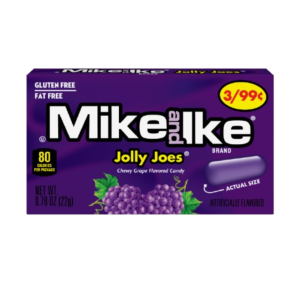 Just Born Mike and Ike Jolly Joes Pre Priced  24x0.78oz