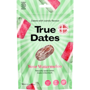 True Dates Sour Watermelon Peg Bag 12x100g