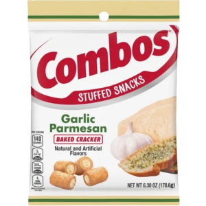 Combos Baked Garlic Parmesan Cracker Peg Bag 12x6.3oz