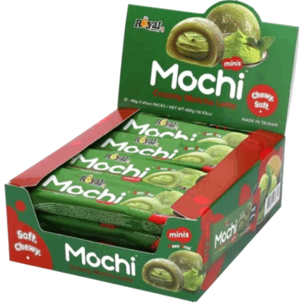 Royal Family Mochi Creamy Matcha Latte Mini Taiwan 12x40g