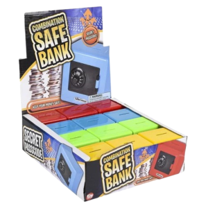 RIN Plastic Combination Safe Bank 12