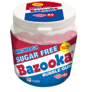 Bazooka Original To Go Cup Sugar Free Sixty Pieces 6