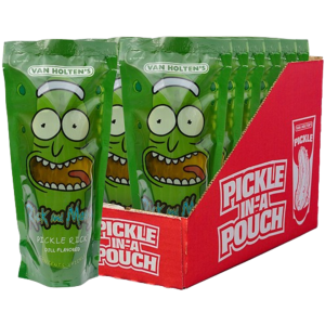 Van Holten's Rick and Morty Pickle Rick Jumbo Pickle In A Pouch 12x9oz
