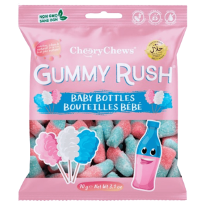 Gummy Rush Gummy Baby Bottle Peg Bag 12x90g