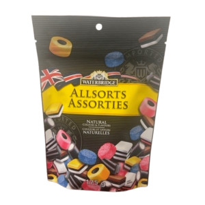 Waterbridge Licorice Allsorts British Peg Bag 15x175g