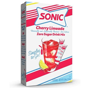 Sonic Singles To Go Cherry Limeade Zero Sugar 12x6