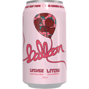 Balloon Sparkling Water Lychee 24x355ml