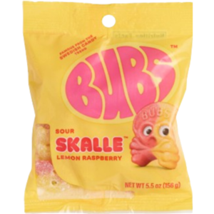 BUBS Lemon Raspberry Peg Bag 8x5.5oz
