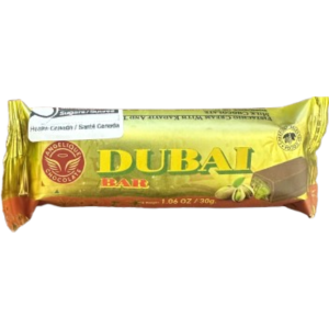 Angelique Dubai Milk Chocolate & Pistachio Kadayif Filling Bar 25x30g