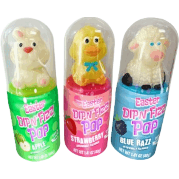 Alberts Easter Dip N Fizz Pops 12x1.41oz