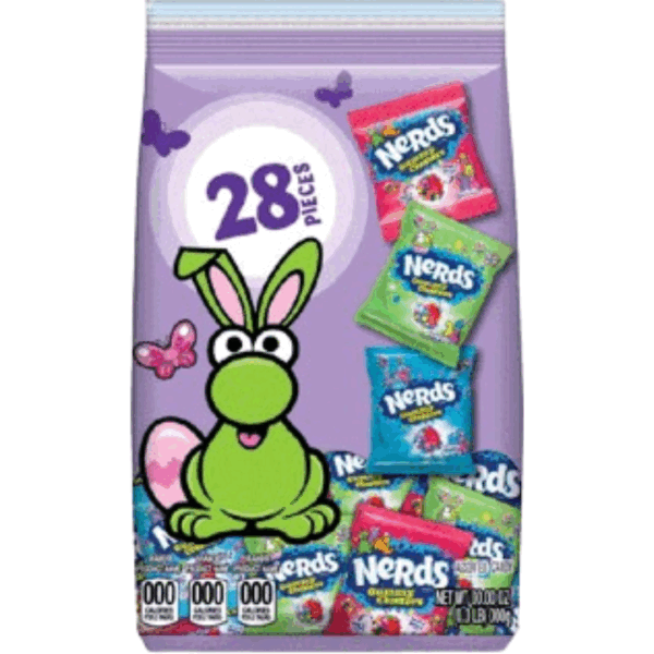 Ferrara Nerds Easter Hoppin Cluster Treat 28x14oz