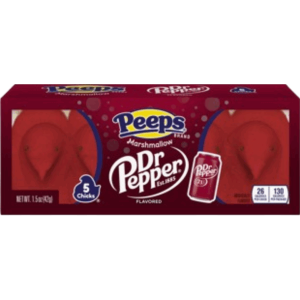 Just Born Peeps Five Count Chicks Dr. Pepper 24