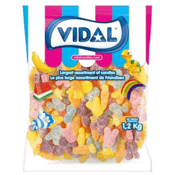 Vidal Bulk Sour Rabbits & Carrots Mix 1.2Kg