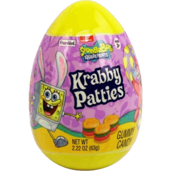 Frankford Spongebob Krabby Patty Giant Egg 6x2.22oz
