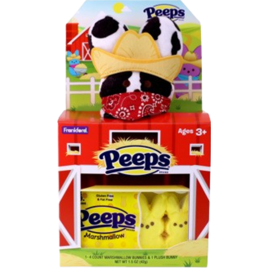 Frankford Easter Peeps Plush Farm House Bunny 6x1.5oz Frankford Easter Peeps Plush Farm House Bunny 6x1.5oz